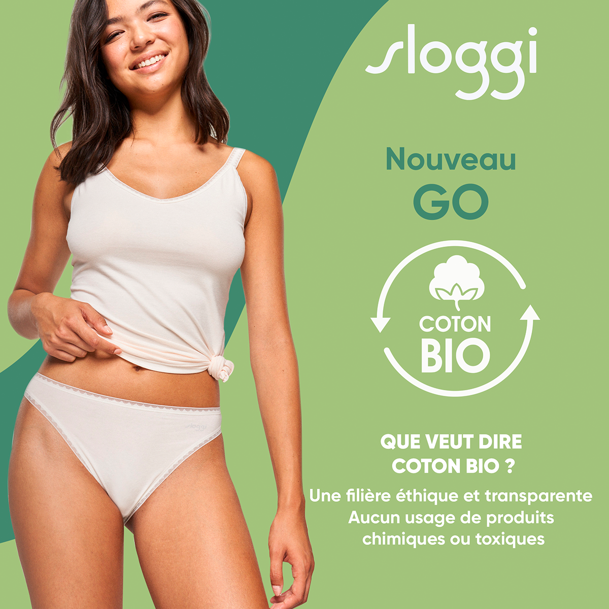 Sloggi GO - Brown - 10207355-0CS