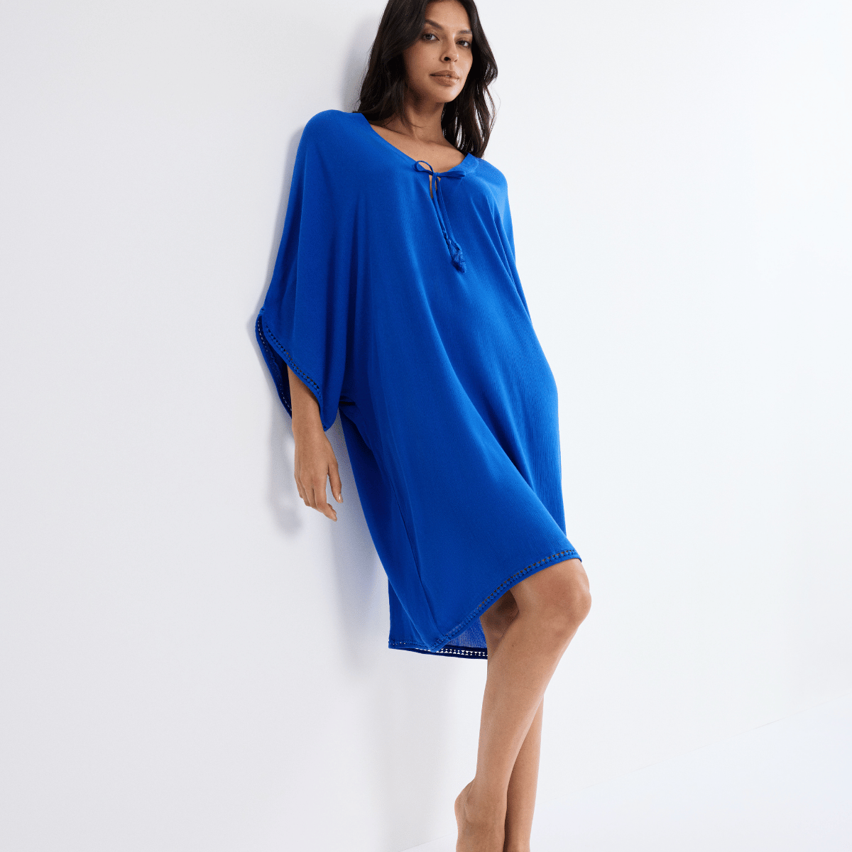 Triumph Beach MyWear kaftan, blå - 10226474 - 7446 - Racing Blue