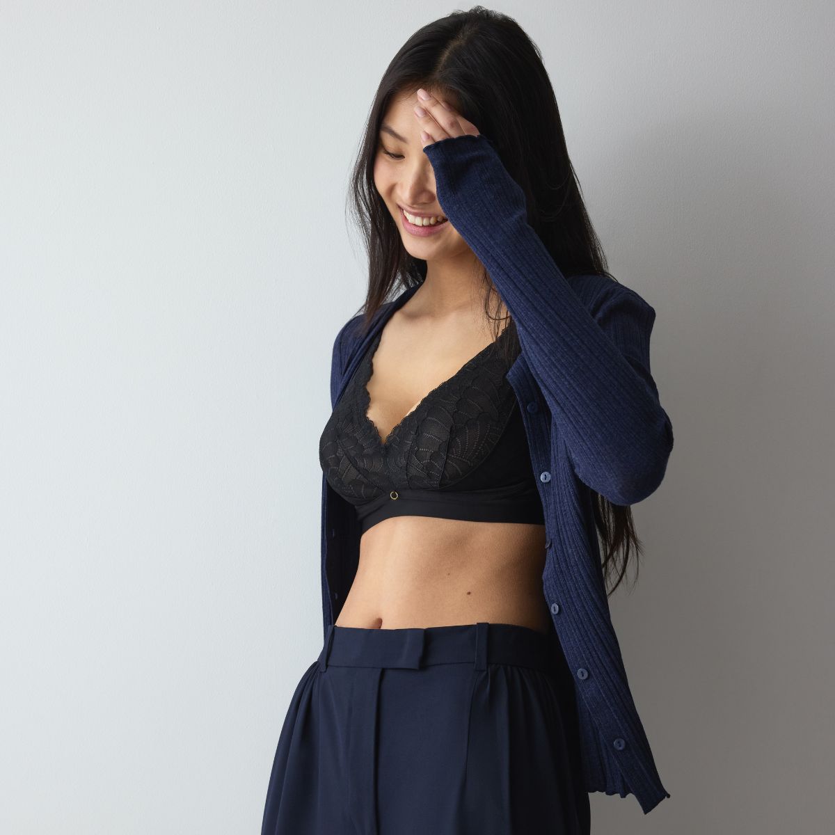 Triumph Love In Lace N02 BH uden bøjle, sort - 10229066 - 0004 - Black