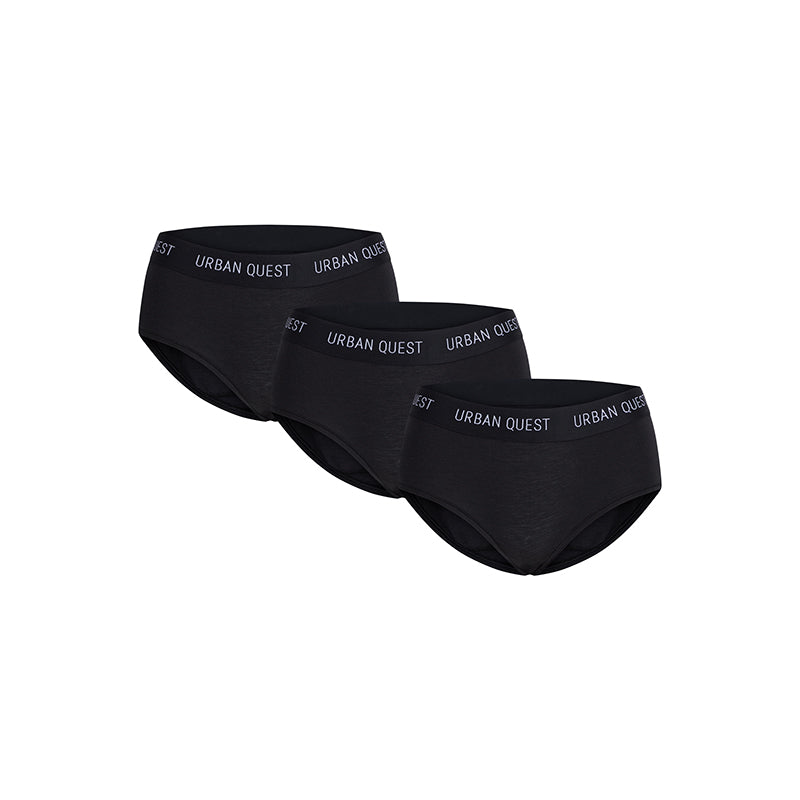 Urban Quest 3-Pack Bamboo - Black - 1160-9000