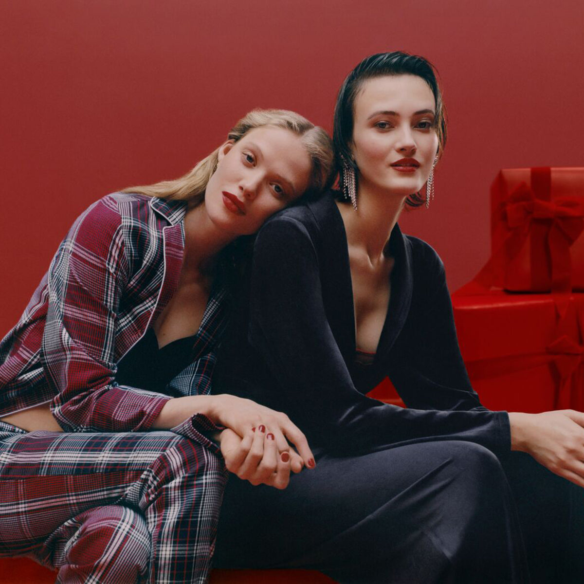 Triumph Sensual Velour - Dark Blue - 10221171-7064