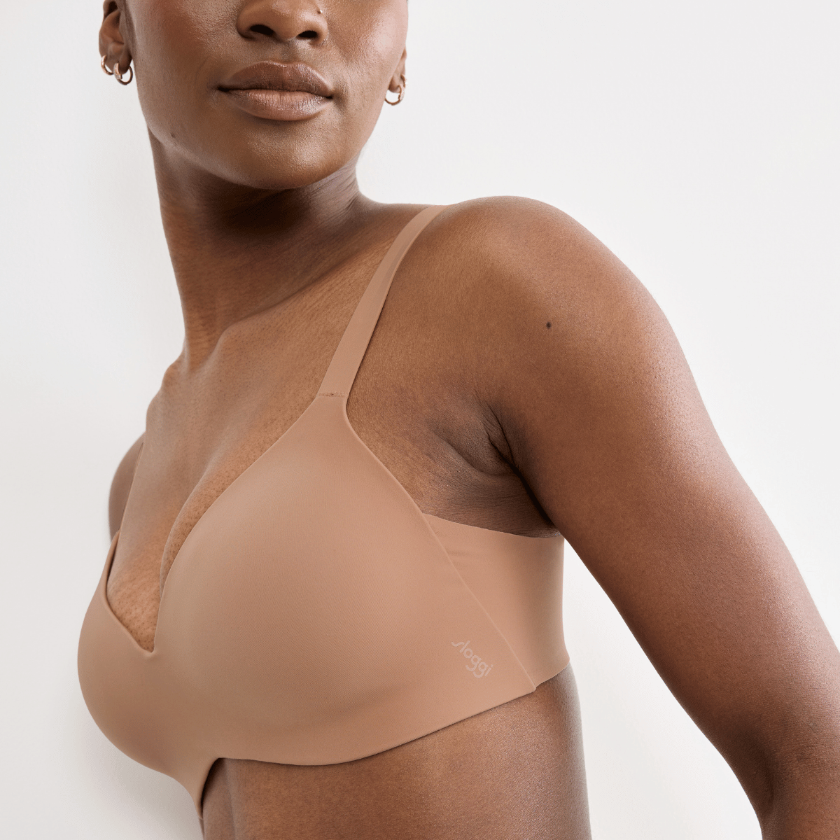 Sloggi Zero Feel 2.0 The Up BH uden bøjle, nude - 10228521 - 00CM - Nostalgic Brown