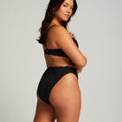 Hunkemöller scallop - Nero - 191277-NERO