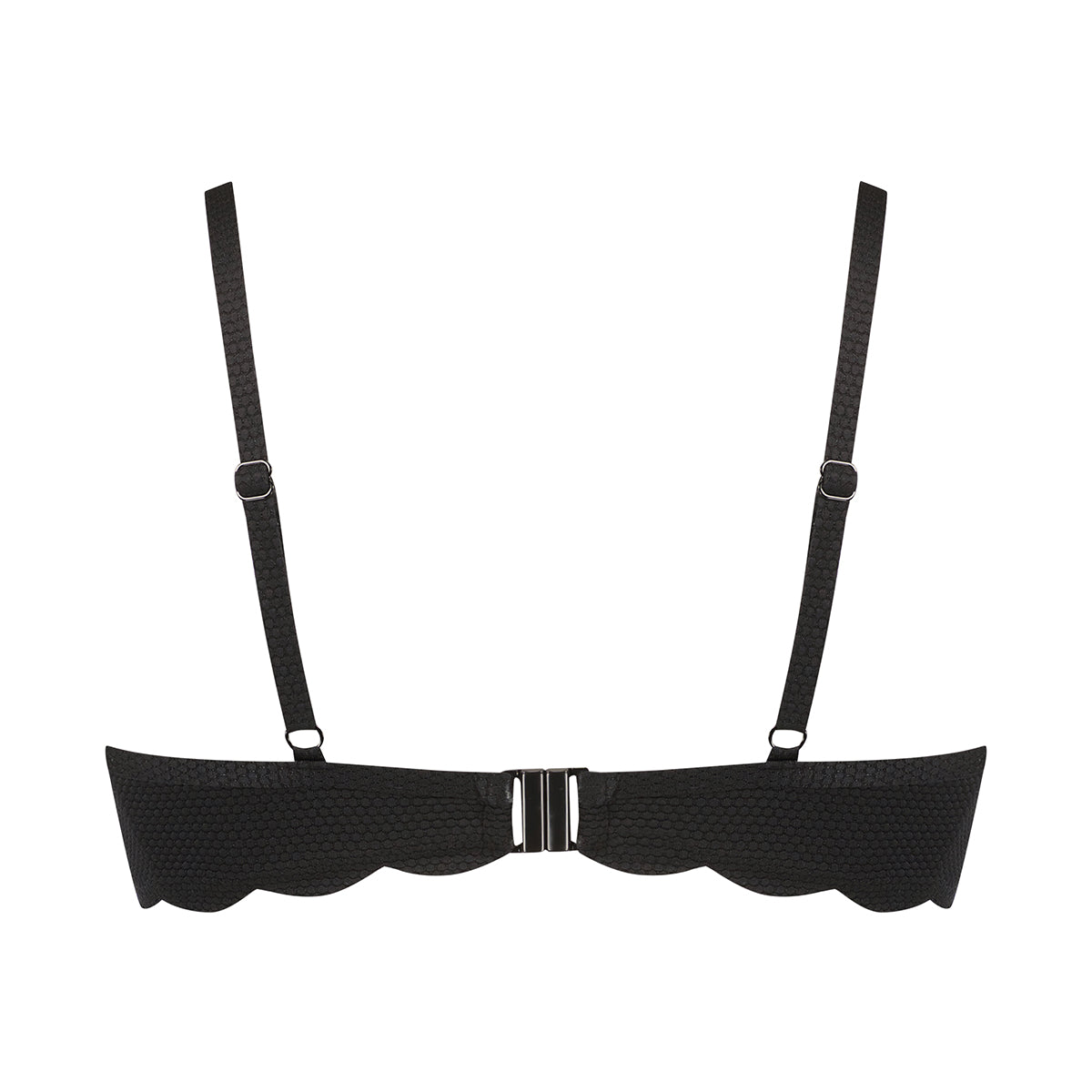 Hunkemöller scallop - Nero - 191277-NERO
