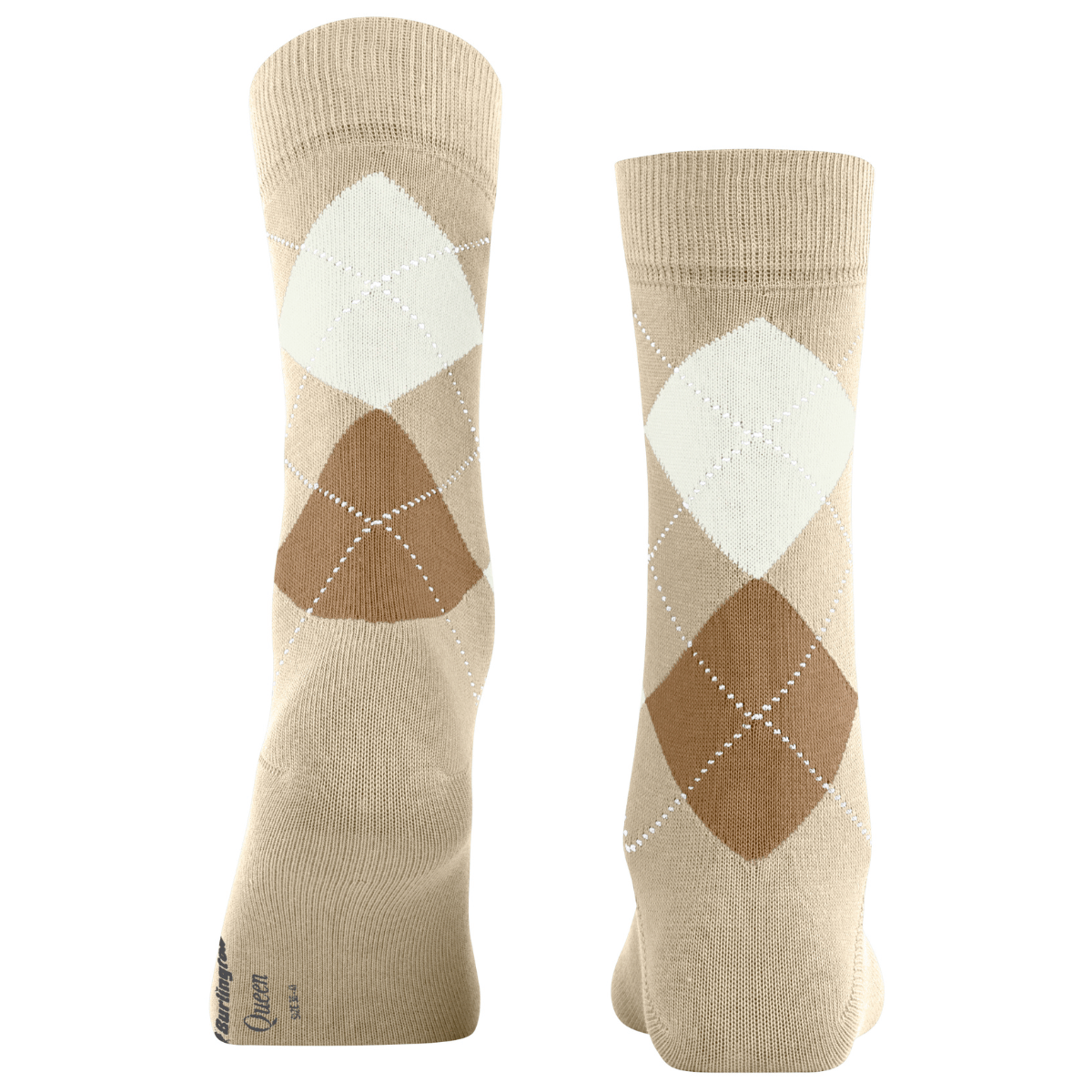 Burlington Queen ankelstrømper, beige - 22004 - 4014 - Pearl