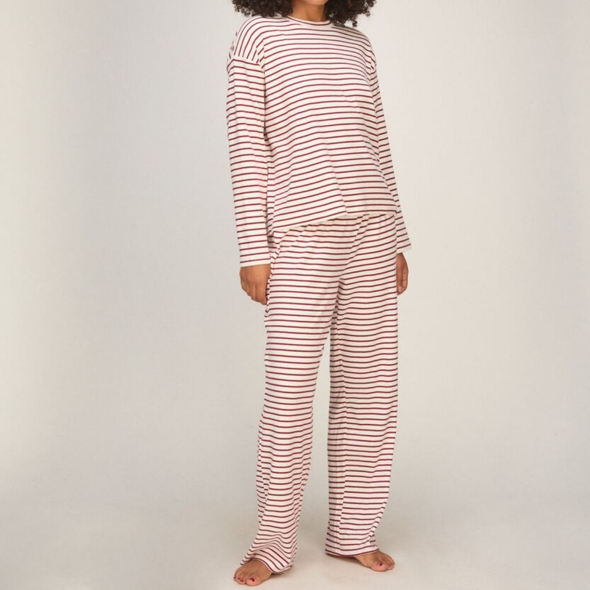Hunkemöller pyjamas, creme - 307136 - biking red - Biking Red