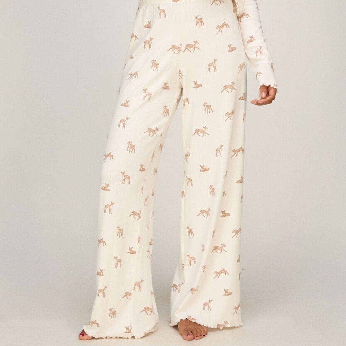 Hunkemöller natbukser, creme - 307182 - gardenia - Gardenia