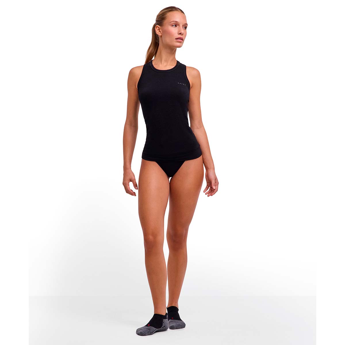 Falke Wool-Tech Light sportstop, sort - 33443 - 3000 - Black