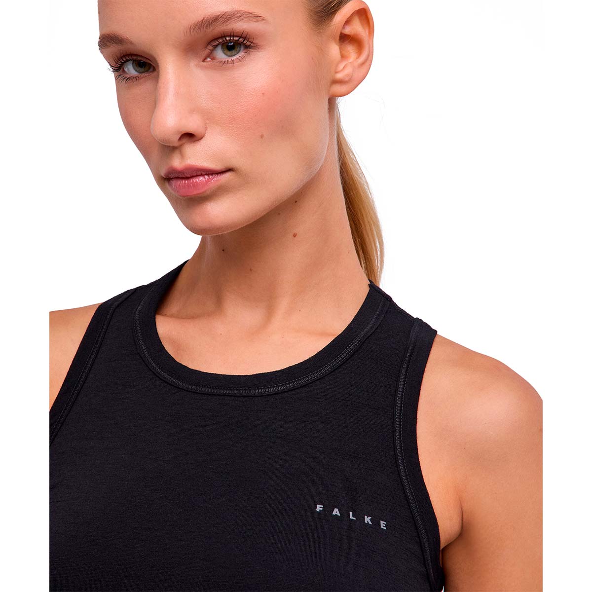 Falke Wool-Tech Light sportstop, sort - 33443 - 3000 - Black