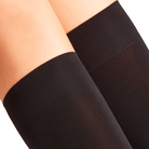 Falke Seidenglatt 40 Den Knee-High - Black - 41744-3009