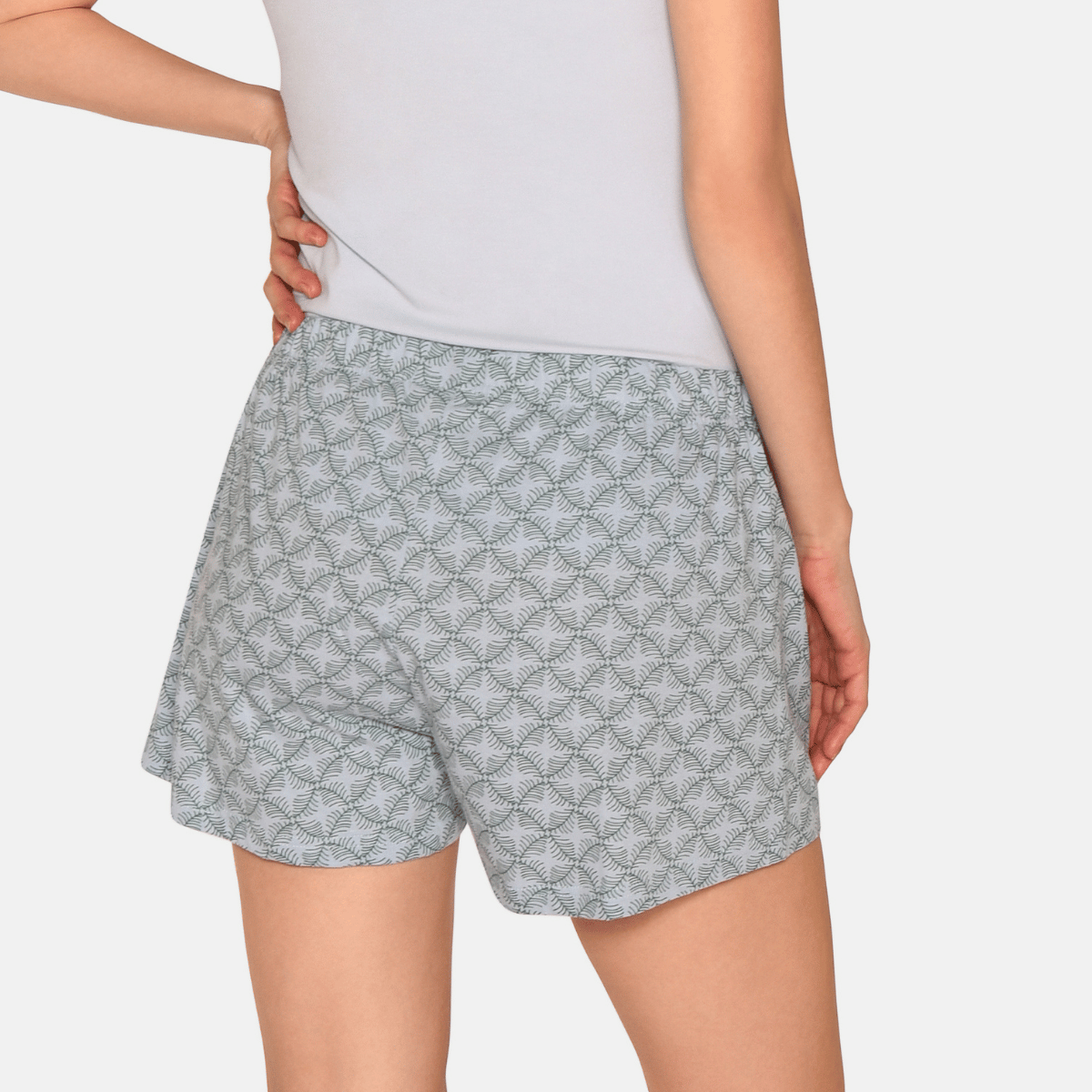 CCDK Kimmy natshorts, lyseblå - 60320 - 6091 - Kentucky Blue AOP