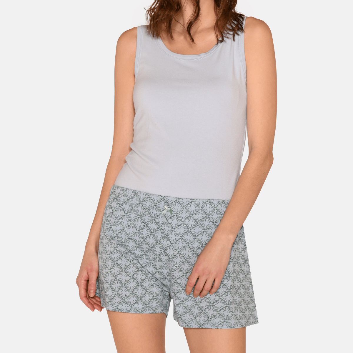 CCDK Kimmy natshorts, lyseblå - 60320 - 6091 - Kentucky Blue AOP