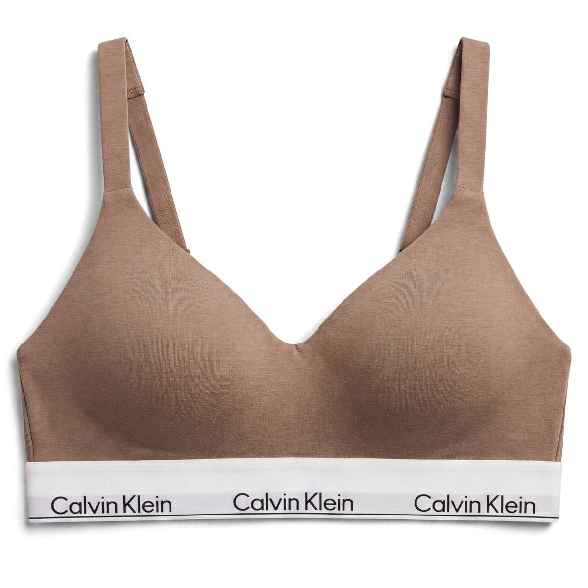 Calvin Klein Icon bralette BH, brun - LV00QF8500 - QPS - Soft Mocha