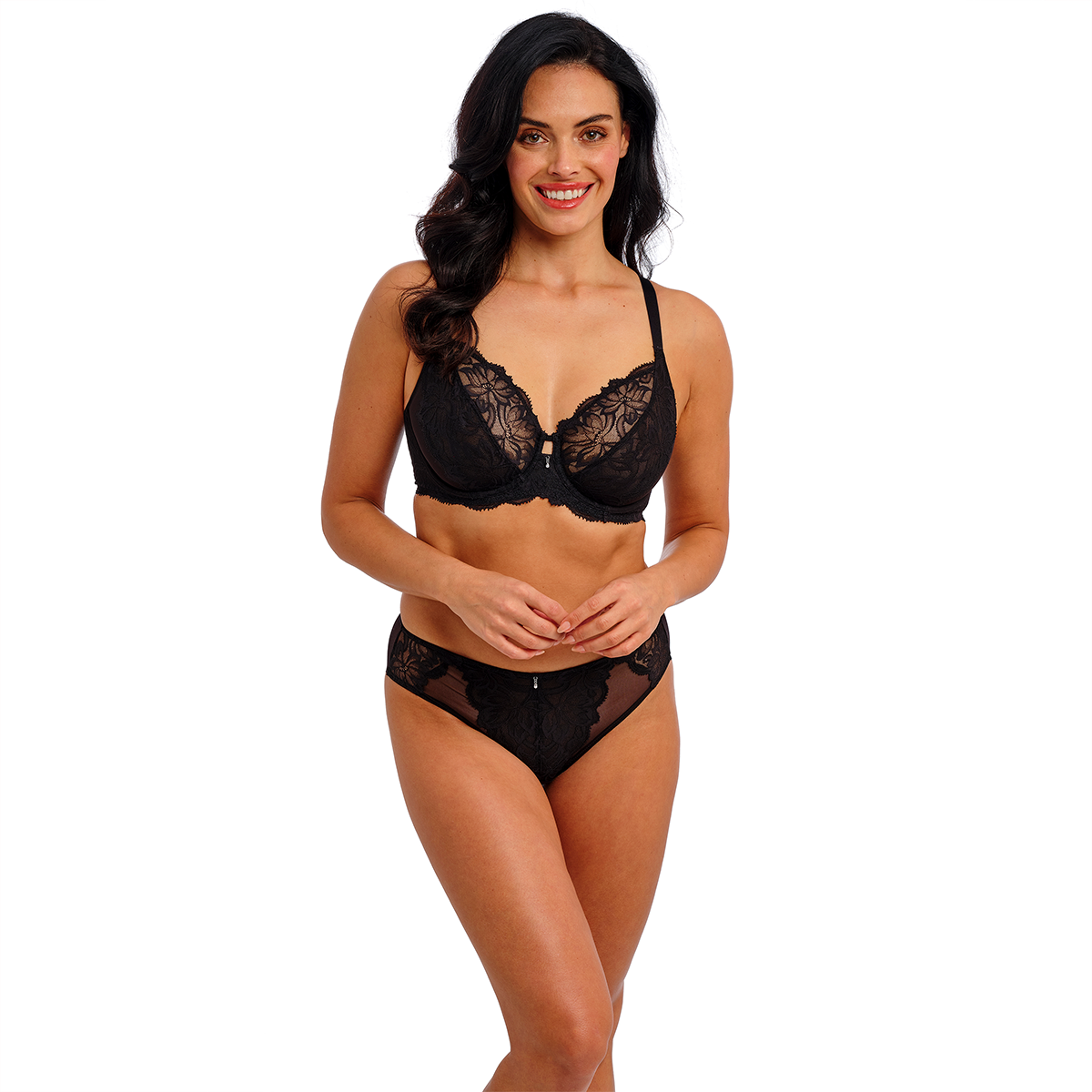 Wacoal Abellia BH med bøjle, sort - WE601701 - BLK - Black