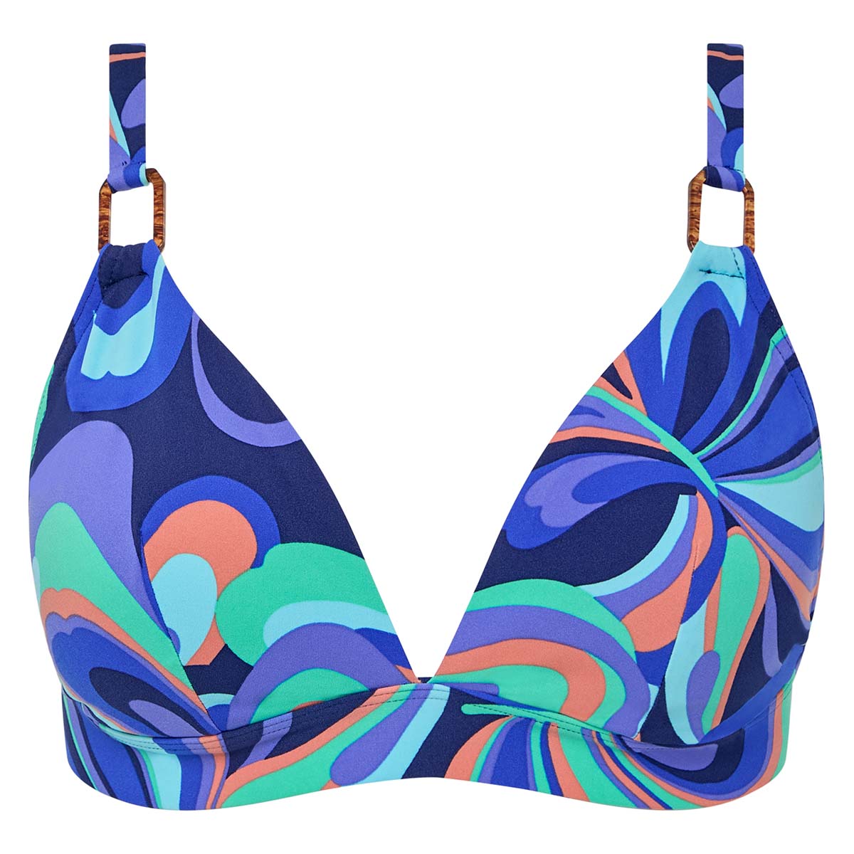 Chantelle Vita bikini top uden bøjle, blå - C1A7QF - C85 - Fresh Psyche