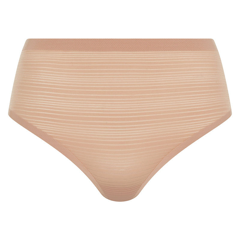 Chantelle SoftStretch Stripes High Waist - Clay Nude - C20D90-00Q