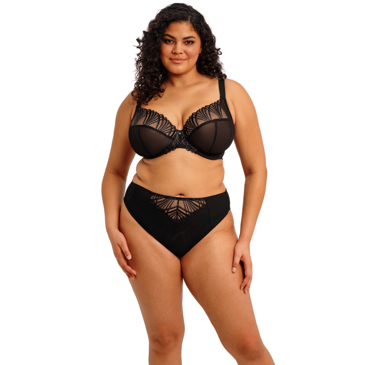 Elomi Reja BH med bøjle, sort - EL303102 - BLK - Black