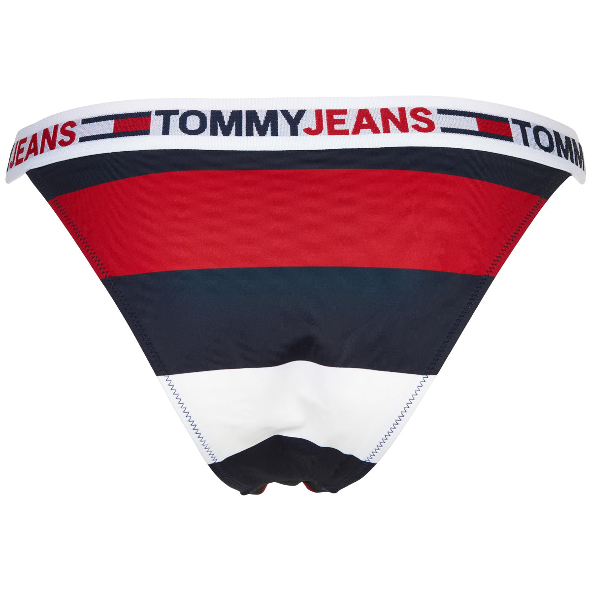 Tommy Hilfiger High Leg Cheeky - Rugby Stripe - W03400-0G2