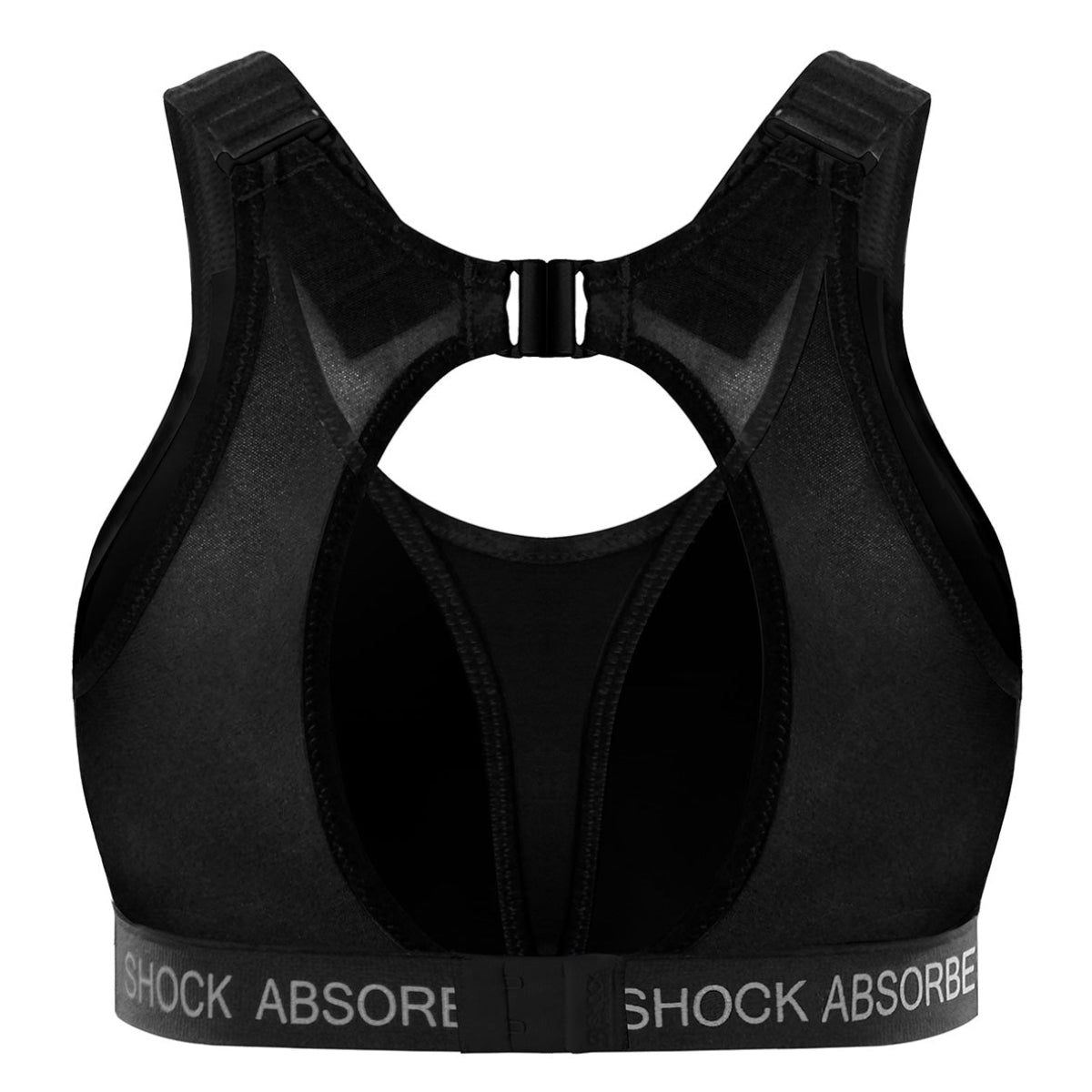 Shock Absorber Ultimate Run Padded sports BH, sort - U10057 - KK001 - Black