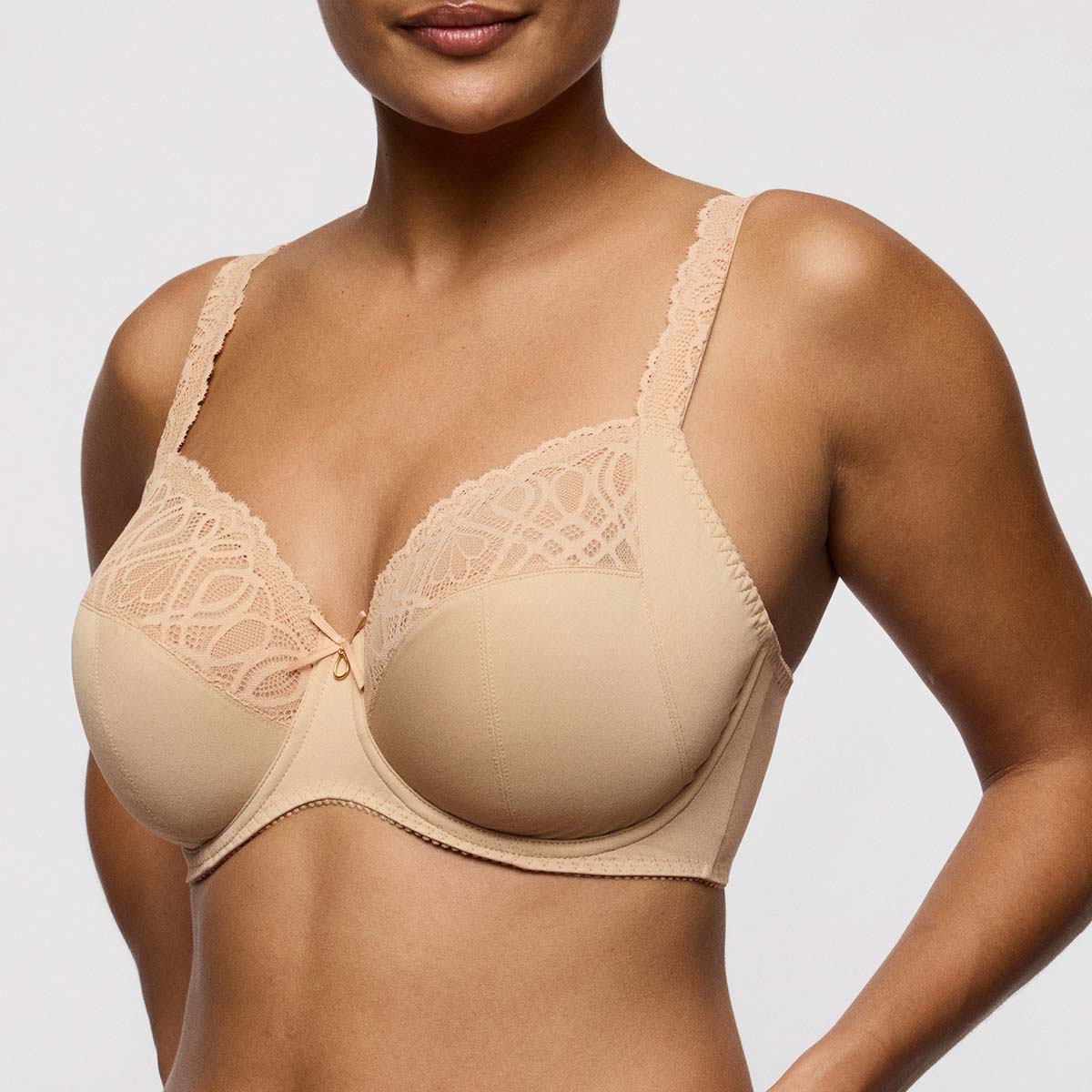 PrimaDonna Salerno BH med bøjle, beige - 0163530-35 - CGI - Candy Ginger