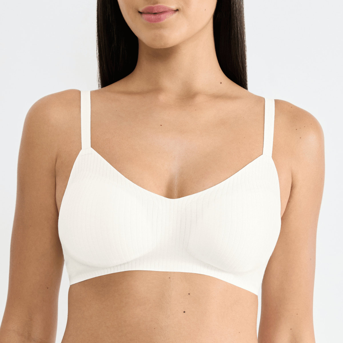 Sloggi Zero Feel Pure BH top, hvid - 10226703 - 00GZ - Silk White