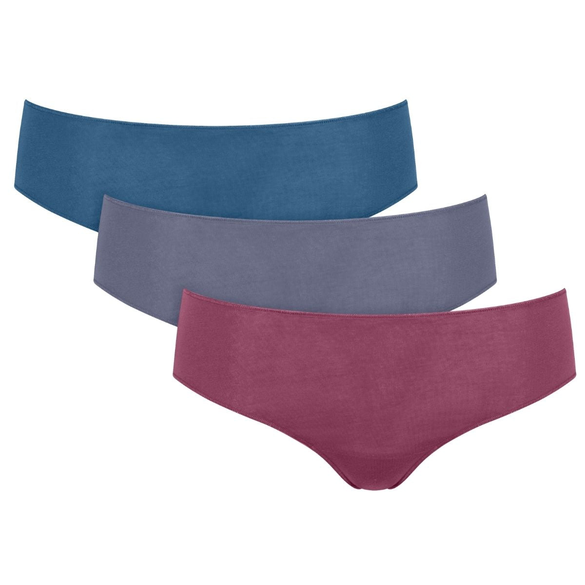 Sloggi Ultimate Light 3-pak hipster trusse, blå - 10232011 - M008 - Blue