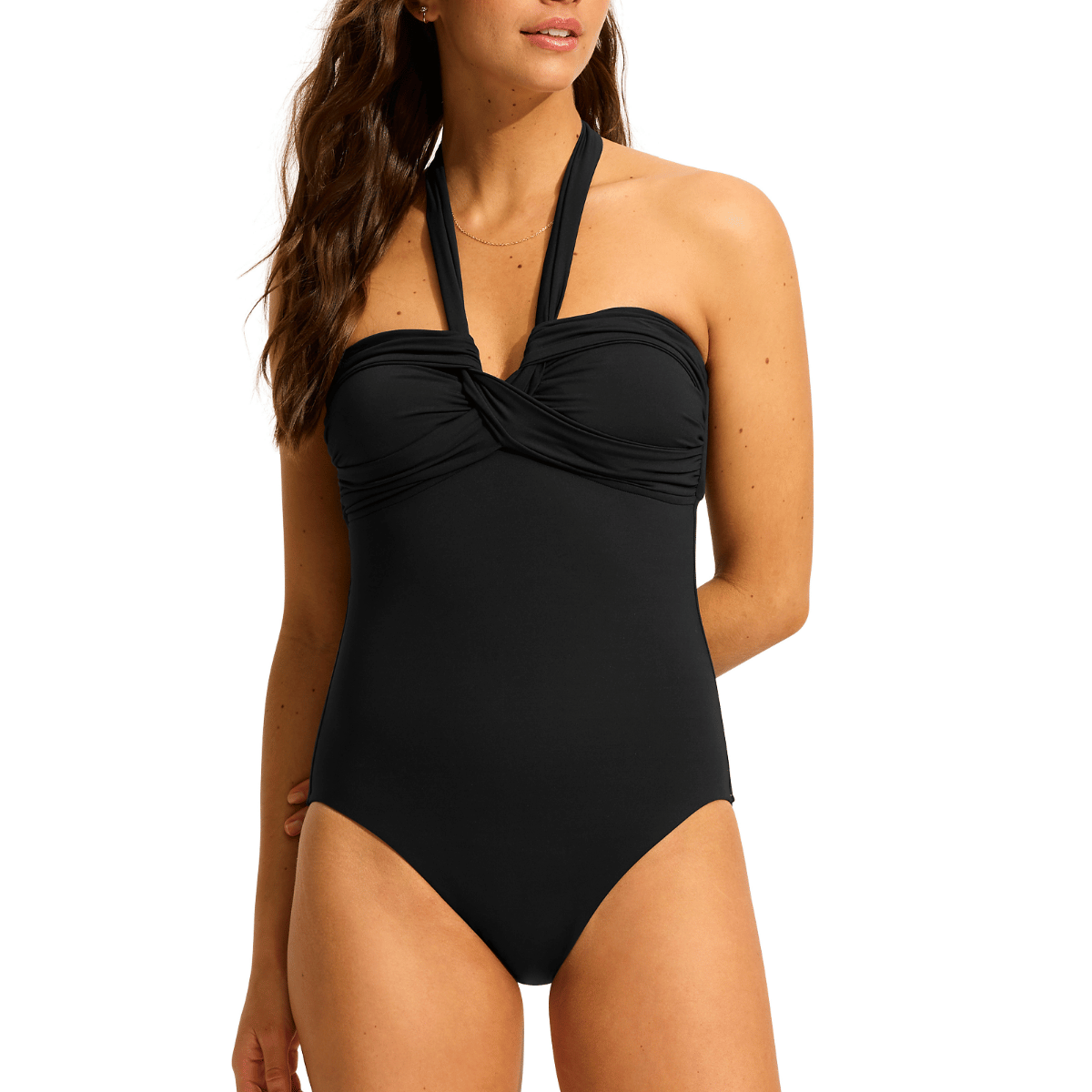 Seafolly Collective badedragt uden bøjle, sort - 10271-942 - BLACK - Black
