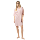 Mey Simple Stripes natkjole, lyserød - 1230132 - 1114 - Bridal Rose