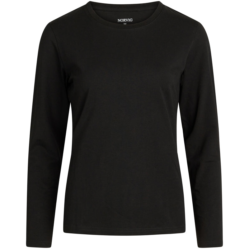 Norvig Ladies O-Neck - Black - 1554-SORT