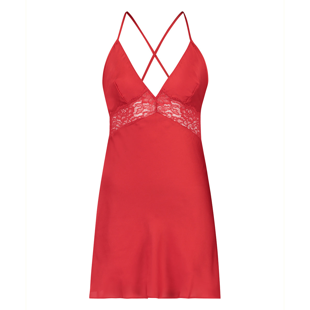 Hunkemöller Satin Nina - Tango Red - 171839-Tango Red