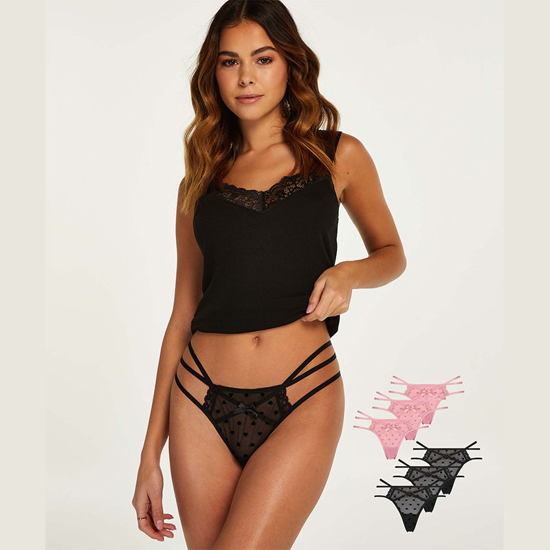 Hunkemöller Melda 6-Pack - Mesa Rose - 196678-MESA ROSE