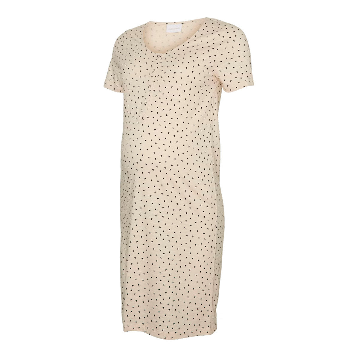 Mamalicious MLmira graviditetsnatkjole, beige - 20016185 - Birch/small - Birch/small