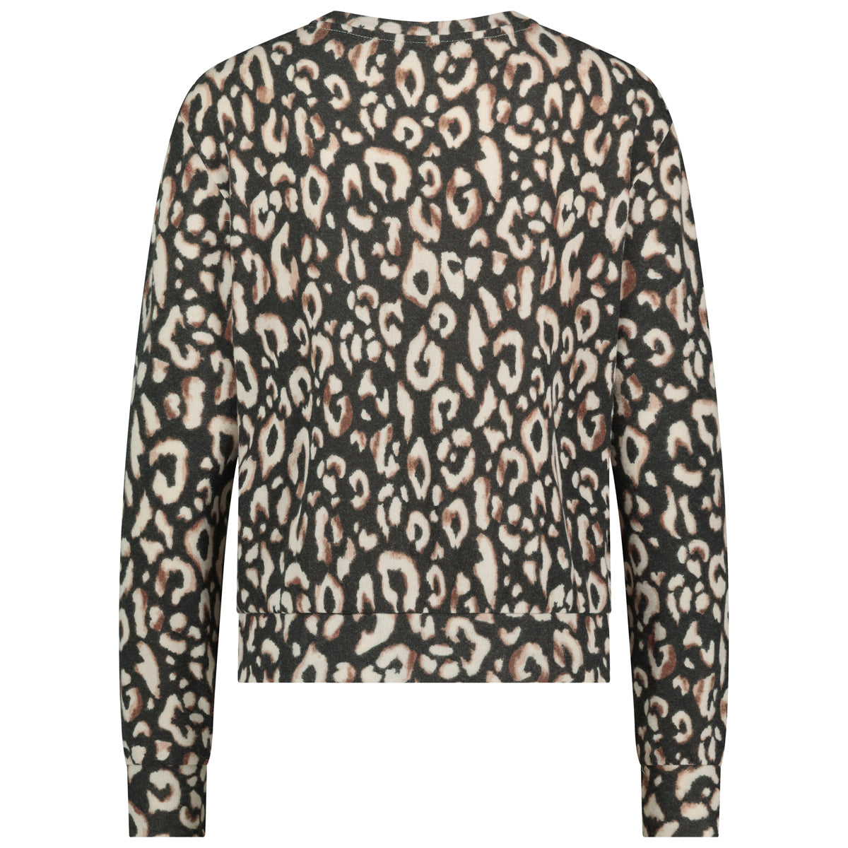 Hunkemöller Brushed Jersey Leopard - Black - 203203-BLACK