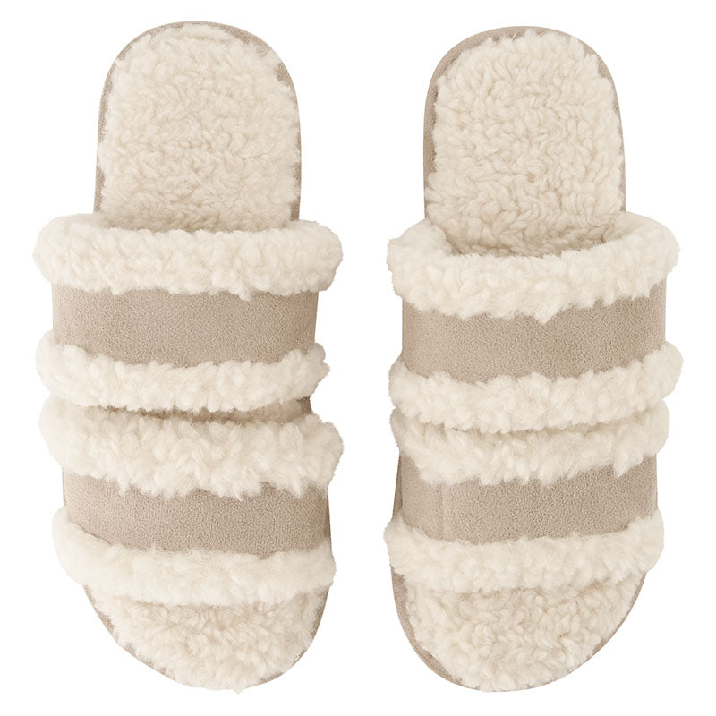 Hunkemöller Sofia Teddy Slipper - Snow White - 203798-SNOW WHITE