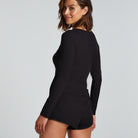 Hunkemöller Short Rib - Caviar - 206607-Caviar