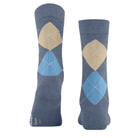 Burlington Queen ankelstrømper, blå - 22004 - 6662 - Light Jeans