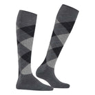 Burlington Queen knæstrømper, grå - 22304 - 3974 - Grey Melange
