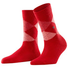 Burlington Whitby ankelstrømper, rød - 24080 - 8226 - Vermillion Red