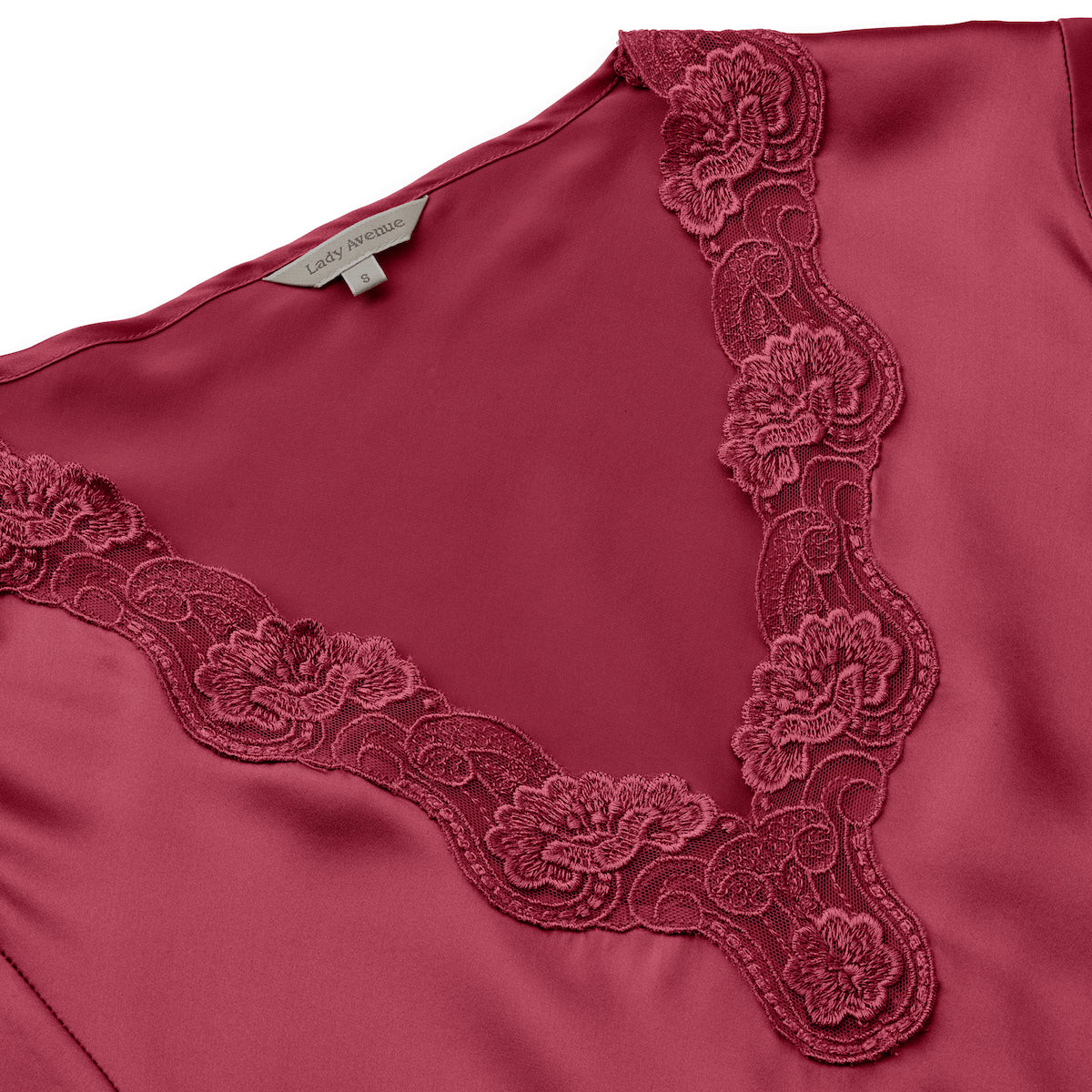 Lady Avenue Pure Silk - Ruby Red - 27-80778-194