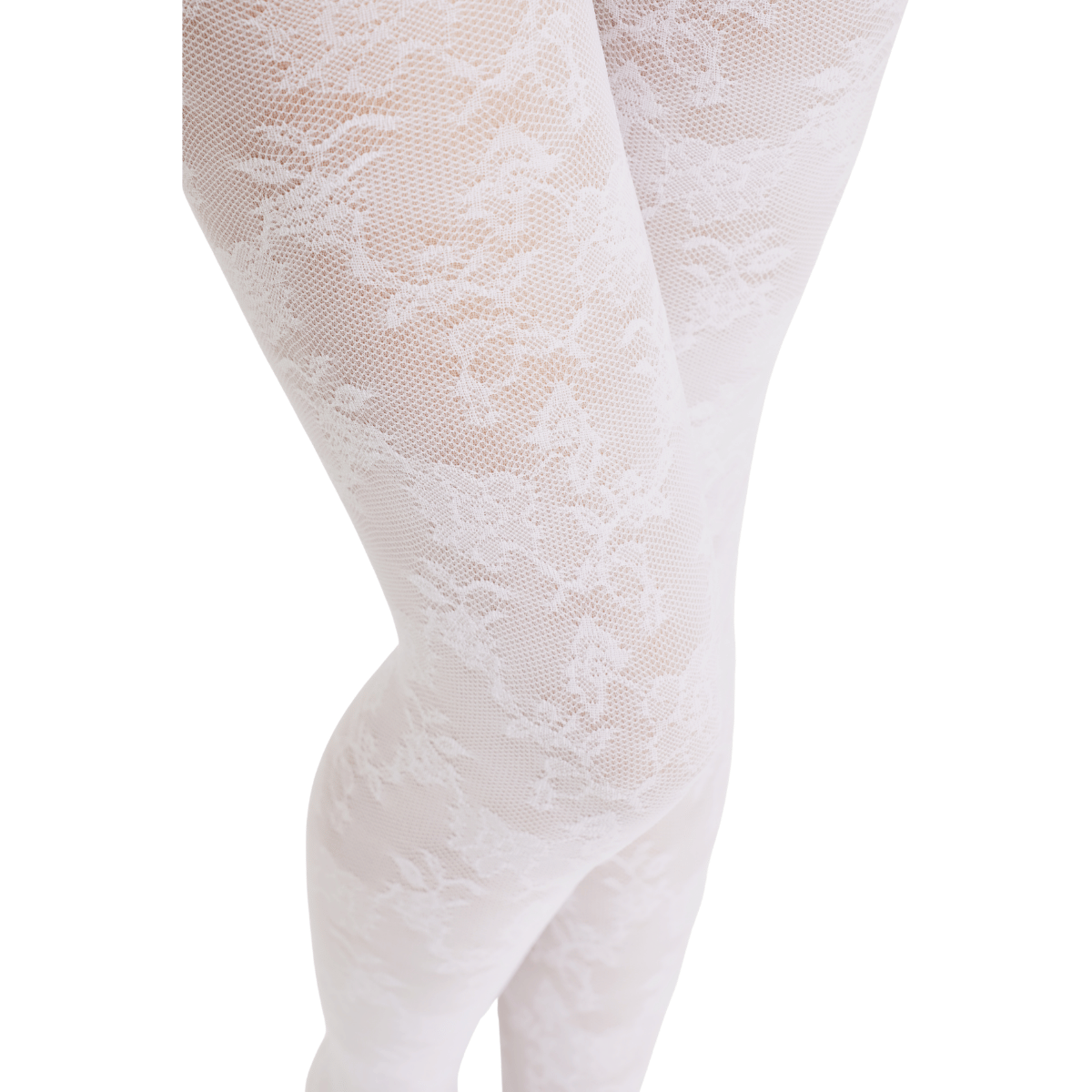 Hype The Detail strømpebukser, hvid - 3-16092-77 - 9001 - White