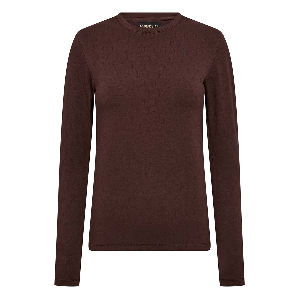 Hype The Detail bluse, brun - 3-600-14 - 89 - Brown