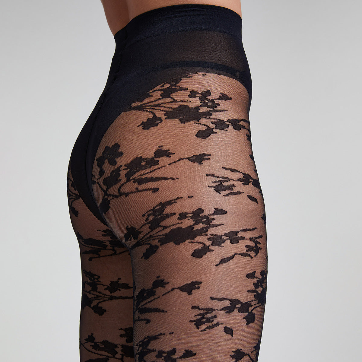 Hunkemöller Allover Lace - Caviar - 300745-Caviar