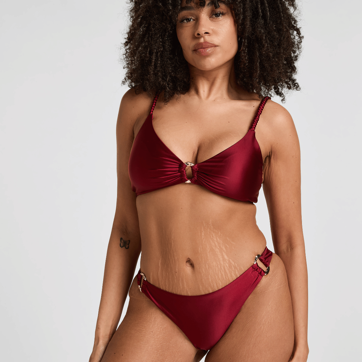 Hunkemöller Bari tai bikinitrusse, rød - 305957 - RHUBARB - Rhubarb