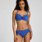 Hunkemöller Luxe midi bikinitrusse, blå - 306019 - DAZZLING BLUE - Dazzling Blue