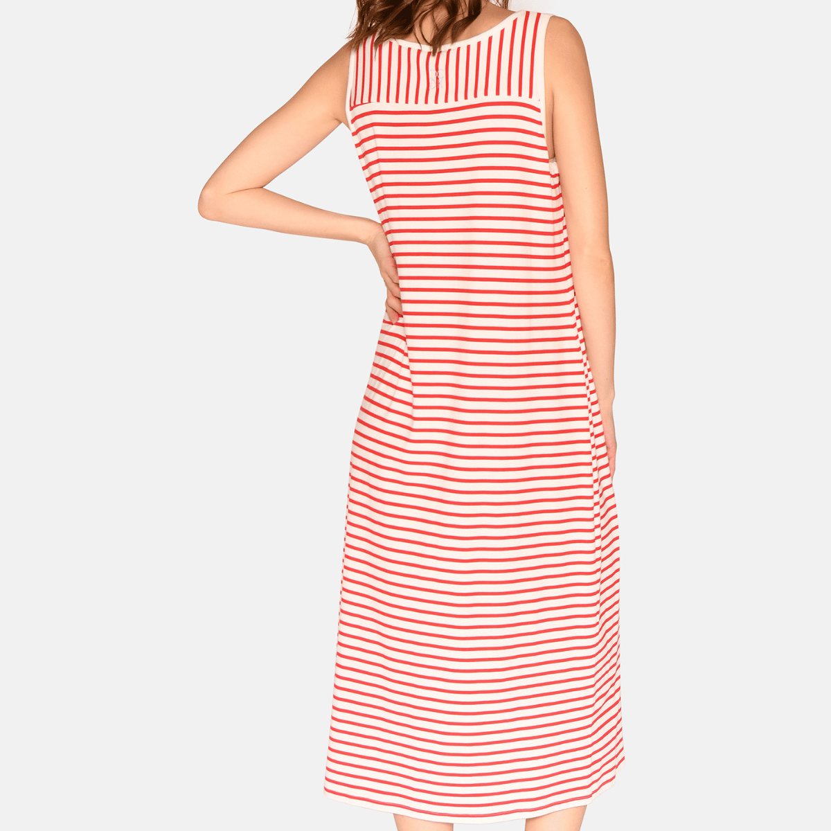 CCDK Anna natkjole, rød - 60426 - 3029 - Bittersweet Stripe