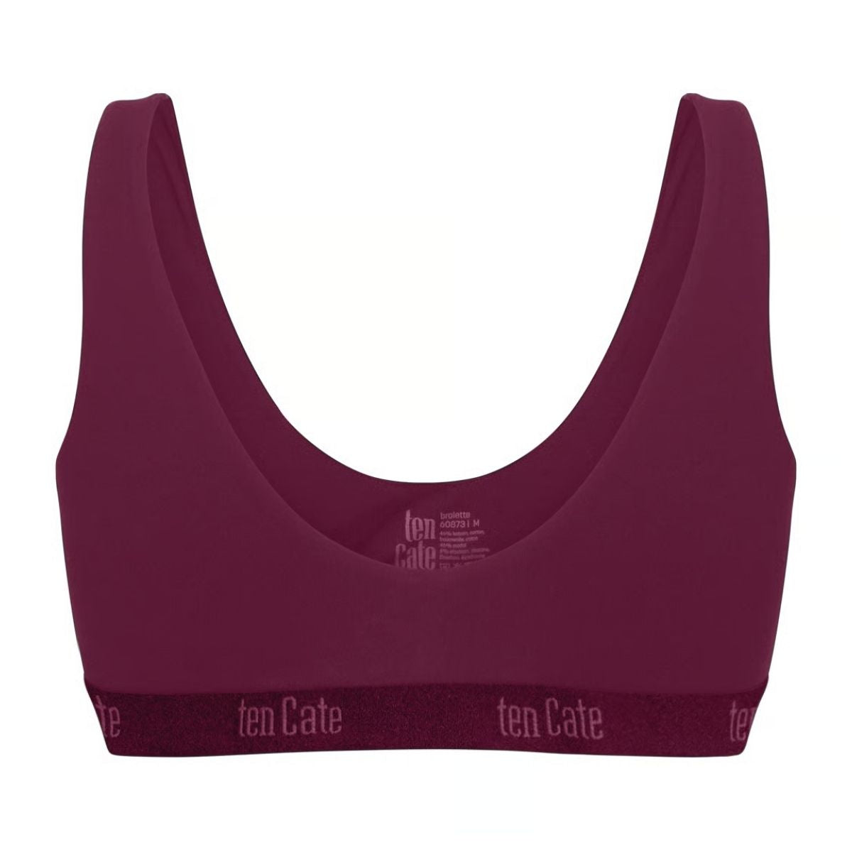 Ten Cate Comfort Modal bralette top, rød - 60873 - 6247 - Cherry Burgundy