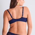 Aubade Secret Memories balconette BH, blå - 6FF14 - DEBL - Deep Blue