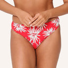 LingaDore Fresh Flowers tai bikinitrusse, rød - 8203B-2 - 343 - Leaf Stripe