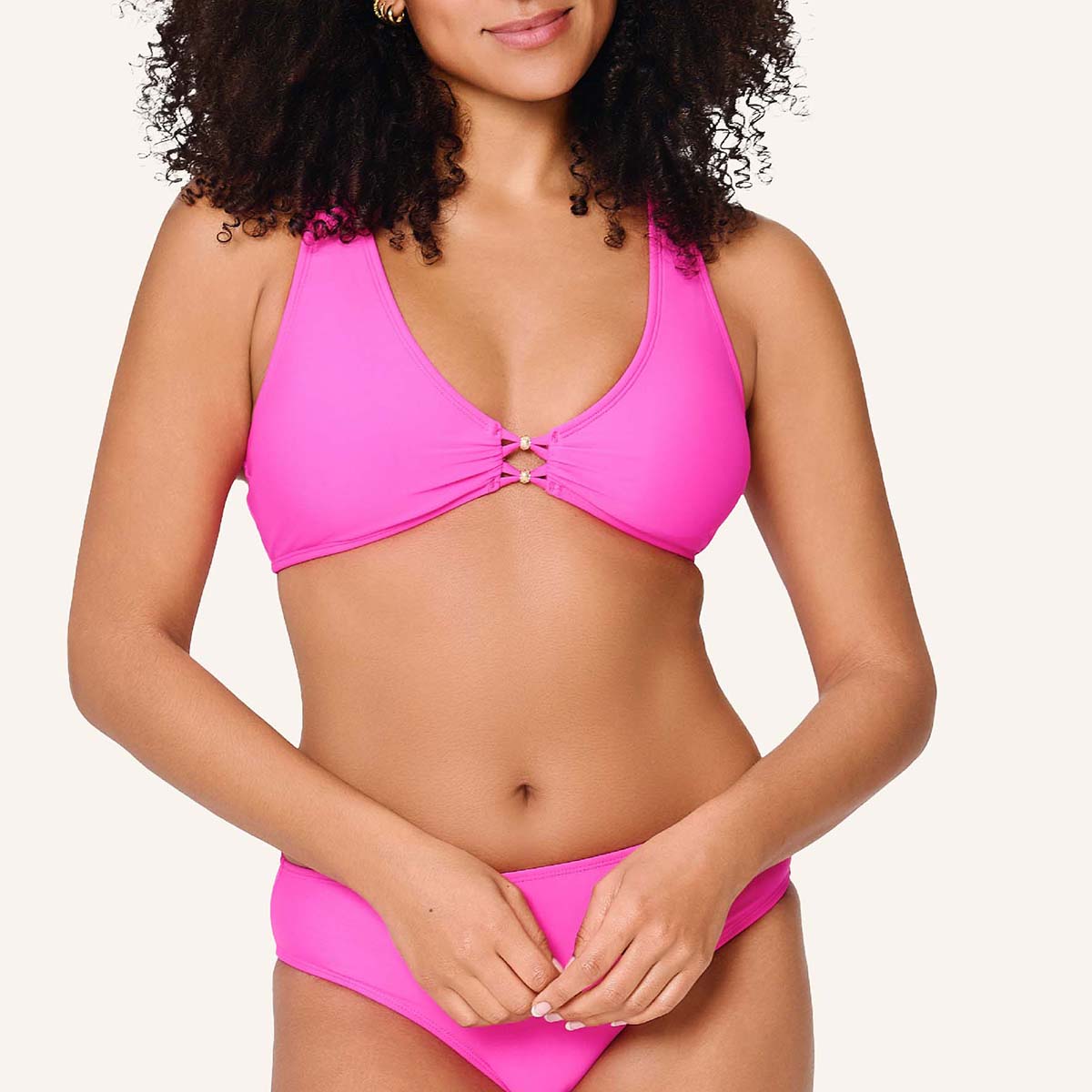 LingaDore bikinisæt, pink - 8208 - 67 - Hot Pink