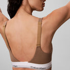 Calvin Klein Icon bralette BH, brun - LV00QF8500 - QPS - Soft Mocha